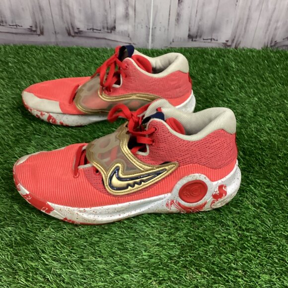 Nike KD Trey 5x University Sneakers Red White 10.5 main image 12